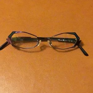 Casanova glasses frame made in Italy, never worn. Generic case.